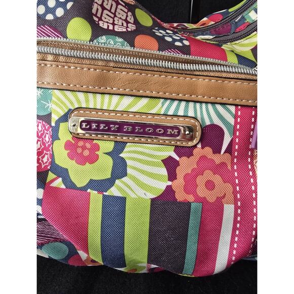 Lily Bloom Satchel Bag & Handbag Multi Zip Pockets & Colors - Picture 2 of 9
